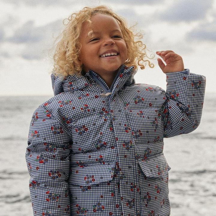 Actual product image Konges Slojd Nutti Down Jacket Blossom Check (92)