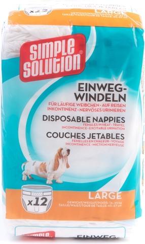 Produktbild Simple Solution Einwegwindel L (Hund)