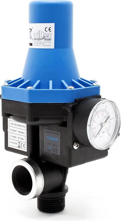 Produktbild Wiltec Druckschalter SKD-3 230V 1-phasig Pumpensteuerung Hauswasserwerk (Hauswasserpumpe)