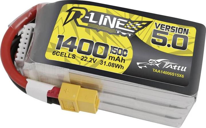 Image du produit Tattu Batterie R-Line (22.20 V, 1400 mAh)