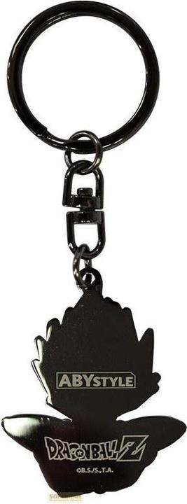 Actual product image ABYstyle Dragon Ball Vegeta Metal Keychain