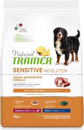 Produktbild Natural Trainer Sensitive no gluten Adult Medium&Maxi Ente (Adult, 1 Stk., 3000 g)