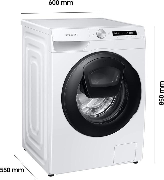 Actual product image Samsung WW8ET554AAW/S2 Washing machine (front-loading, freestanding, 8 kg, B, 1,400 rpm, WiFi, voice (8 kg)