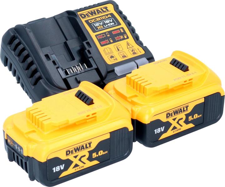 Image du produit DeWalt DWH 161 P2 Aspirateur universel sans fil 18 V 0,21 l Brushless + 2x batterie 5,0 Ah + chargeur