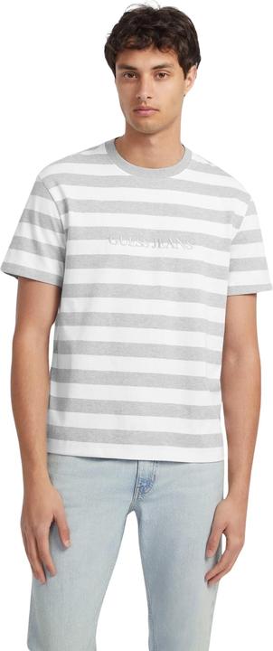 Guess gestreiftes t-shirt mit logo (XL)