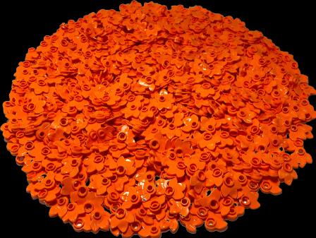 Image du produit LEGO 1x1 Fleur Orange - Classique, Simple, Ville - Fleurs Orange 32607 NOUVEAU! Quantité 50x (32607)
