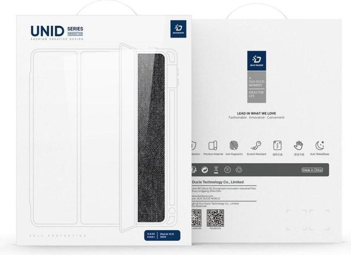 Actual product image Dux Ducis Unid protective cover (iPad Air 13 2024 (M2), iPad Pro 12.9 2022 (6th Gen), iPad Pro 12.9 2018 (3. Gen), iPad Pro 12.9 2020 (4. Gen), iPad Pro 12.9 2021 (5th Gen))