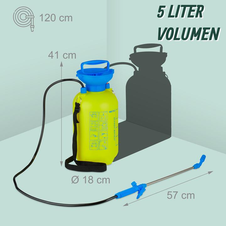 Actual product image Relaxdays Drucksprüher mit Lanze (5 l)
