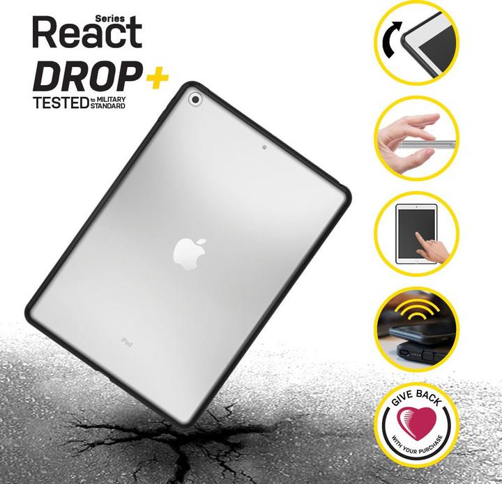 Image du produit OtterBox React (iPad 2019 (7e gène), iPad 2020 (8. Gen), iPad 2021 (9e génération))