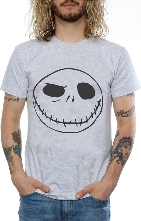 Immagine prodotto Disney Nightmare Before Christmas Jack's Big Face Maglietta Uomo (L)