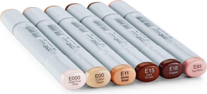 Actual product image Copic skin tones (Grey, 5 mm, 6 x)