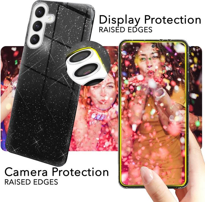 Immagine prodotto Nalia Copertina ibrida glitterata (Samsung Galaxy S24)