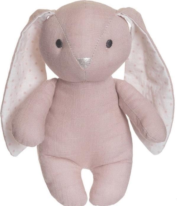 Productafbeelding Teddykompaniet Elina, kanin i bomull & linnemix, himmelsblå (20 cm)