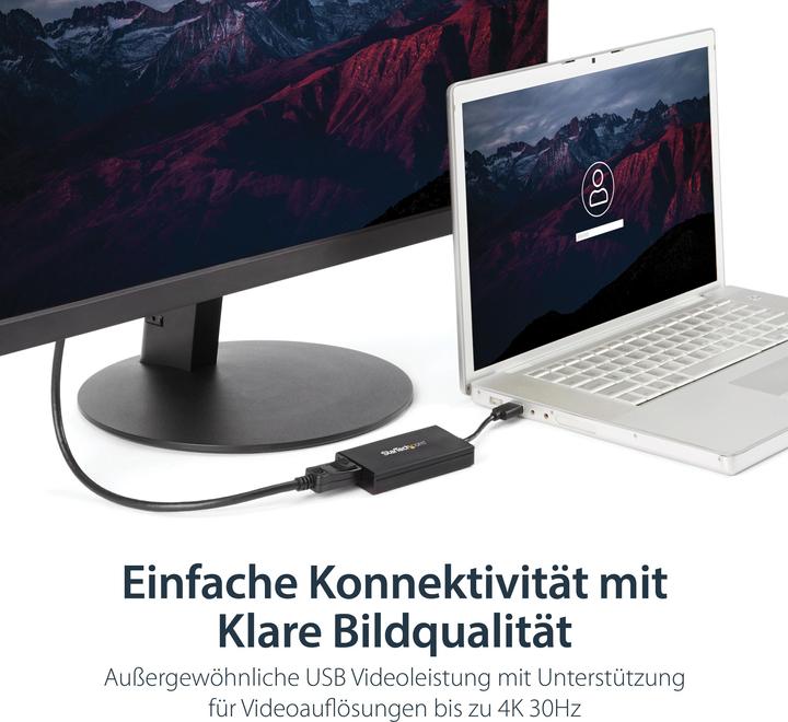 Produktbild StarTech USB A – Displayport (USB-A, 9 cm)