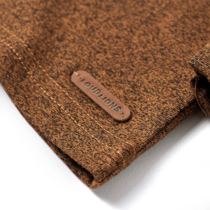 Immagine prodotto VidaXL Camicia da bambino a maniche lunghe Cognac Melange 92,Materiale: 50 (92)