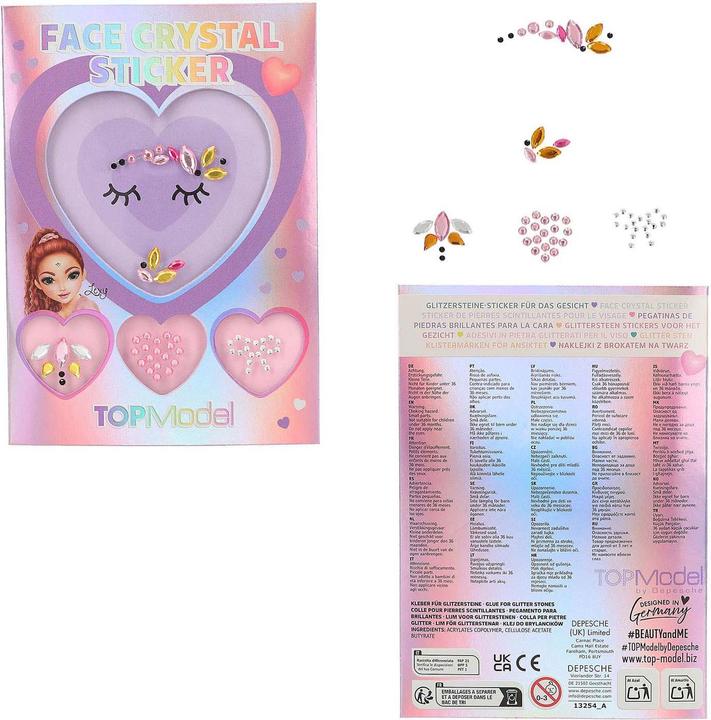 Produktbild Top Model TOPModel - Face Crystal Sticker BEAUTY and ME ( 0413254 )