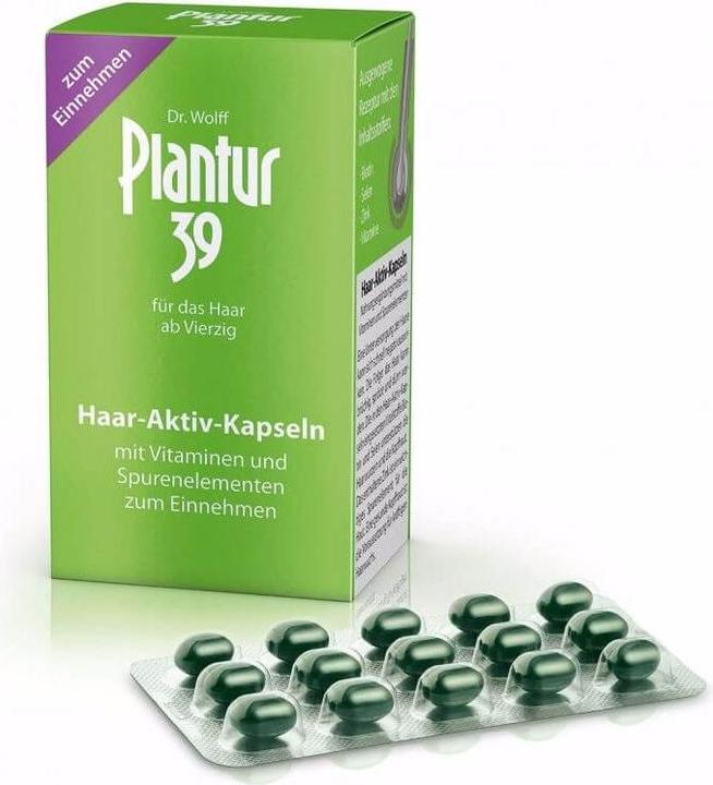 Immagine prodotto Plantur 39 Capsule attive per capelli (60 Pezzo/i, Pillole, 65 g)