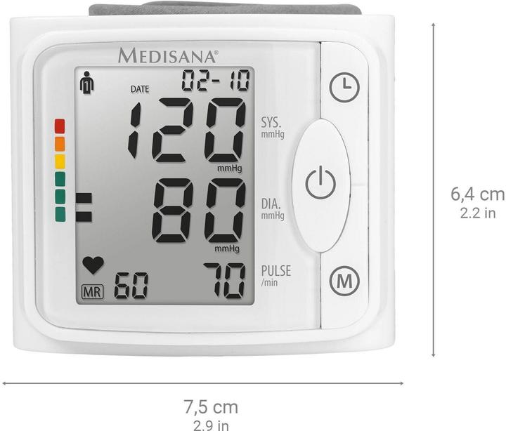 Actual product image Medisana BW320 (Blood pressure monitor wrist)