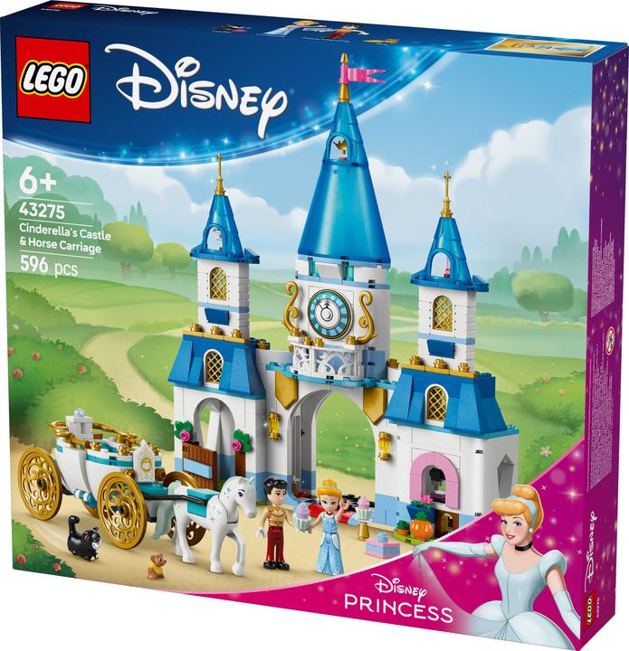 Produktbild LEGO Cinderellas Schloss und Pferdekutsche (43275, LEGO Disney)