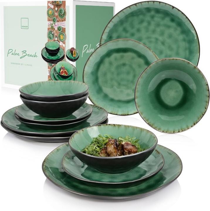 Actual product image Sänger Geschirr Palm Beach dinner service (12 Piece)