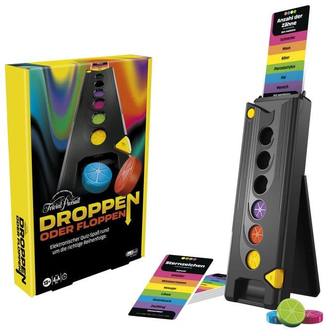 Produktbild Hasbro Droppen oder Floppen, elektronisches Partyspiel von den Machern von Trivial Pursuit (Deutsch)