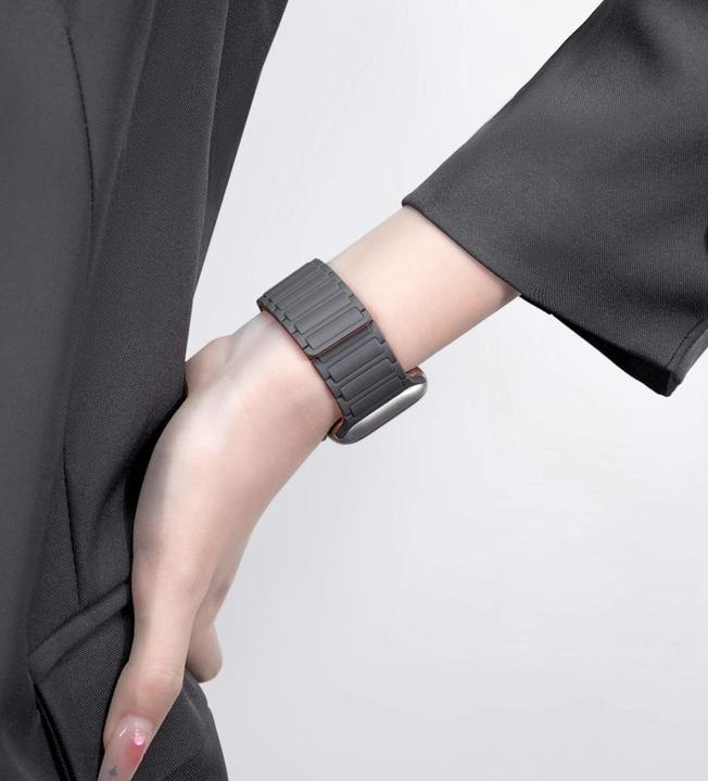 Image du produit Tech-Protect IconBand Magnetic Strap for Apple Watch 4 / 5 / 6 / 7 / 8 / 9 / SE / Ultra 1 / 2 (42/44) (silicone de haute qualité)