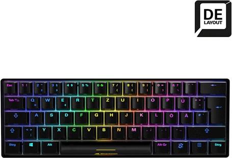 Immagine prodotto Sharkoon Tastiera Skiller SGK50S4 Gaming nero/marrone (DE, Cablato)