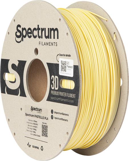 Immagine prodotto Filamento PLA Pastello crema di limone 1.0kg 1.75mm (PLA, 1.75 mm, 1000 g, Giallo)