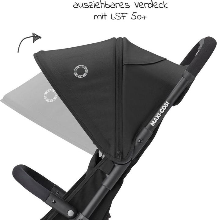 Actual product image Maxi-Cosi Lara2 Essential Black (Black Frame)