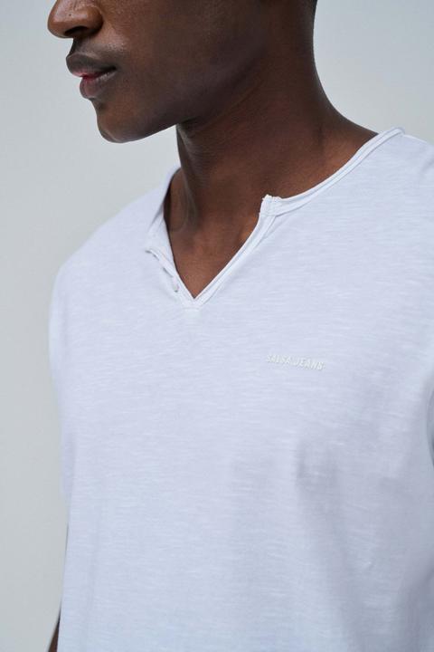 Immagine prodotto Salsa Jeans T-Shirt Vneck Basic T-Shirt Slim Fit (M)