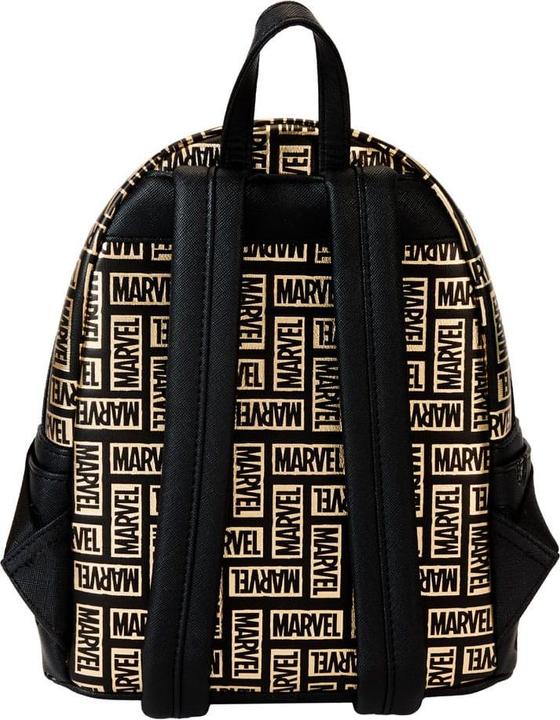 Actual product image Loungefly Marvel by mini rucksack logo