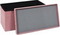 Produktbild Home Deco Kids koffer bank faltbar kompatibel ziegelstein rosa