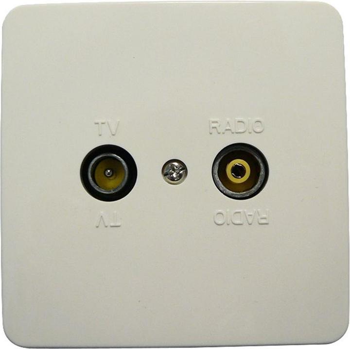 Image du produit Maximum Sortie murale TV/Radio finish.