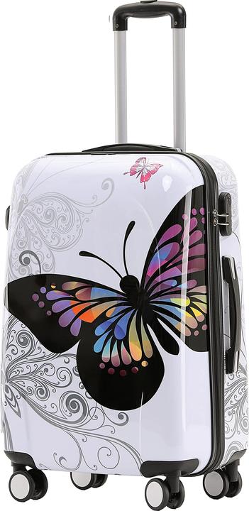 Beibye Hartschalenkoffer Butterfly XL (115 l, XL (ab 115l))