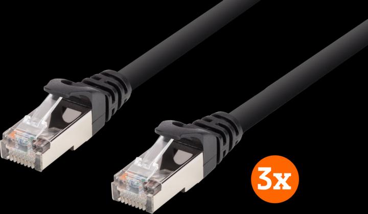 Produktbild Bluebuilt Network Cable FTP Cat6 5 Meter Black 3-Pack (5 m)
