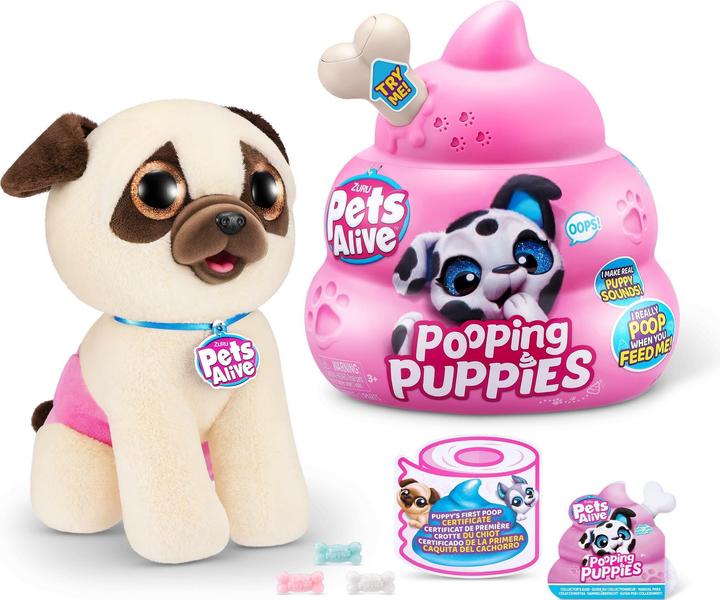 Produktbild Zuru Pets Alive - Pupsende Welpen (9542) (28 cm)