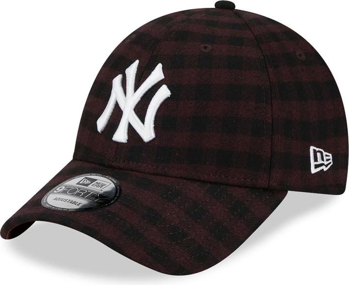New Era 9Forty Strapback Cap - Flannel New York Yankees (One Size)