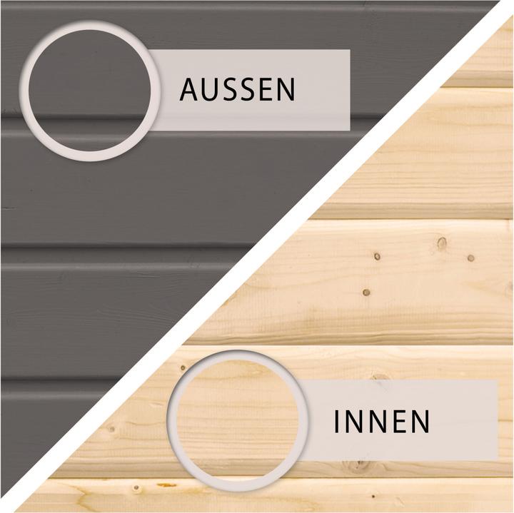 Actual product image Karibu 19mm, garden house Mühlendorf 2 set