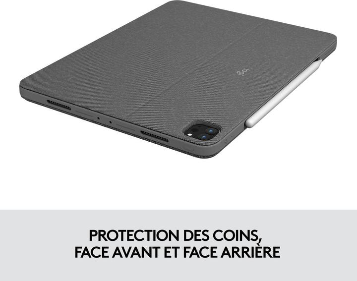Image du produit Logitech Combo Touch (CH, iPad Pro 12.9 2022 (6e génération), iPad Pro 12.9 2021 (5ème génération))