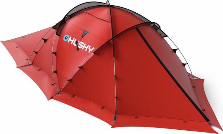 Produktbild Husky Fighter Extreme 3 4 Lichtgewicht Tent 3 - Rood - 3 Persoons (Tunnelzelt, 4.80 kg, 4 Personen)