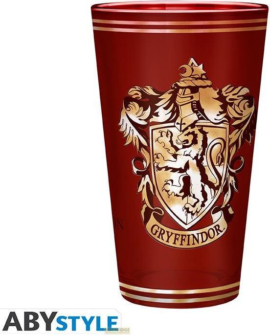 Actual product image ABYstyle Harry Potter Large Glass 400ml: Gryffindor