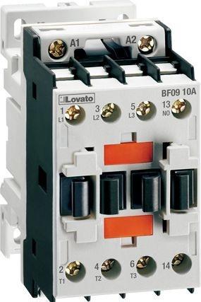 Lovato Electric Power contactor 9A 3P 24V AC 1Z 0R (BF0910A024)