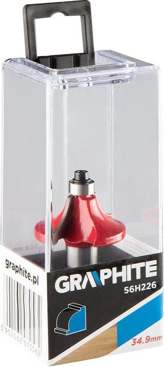 Produktbild Graphite Widia-Graphitschneider (Kugelschneider, rund, Hartmetall, 34,9 x 15,4 mm, Schaft 12 mm)