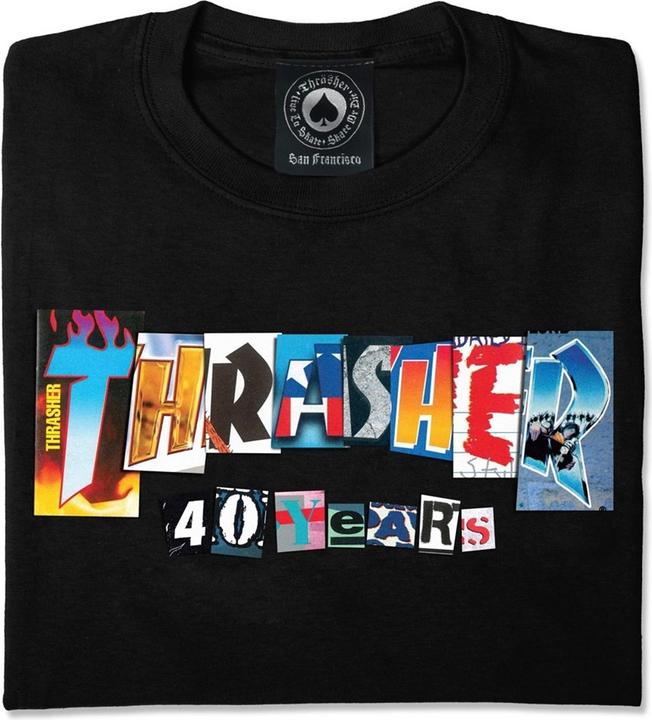 Actual product image Thrasher 40 Year Anniversary T-Shirt (S)