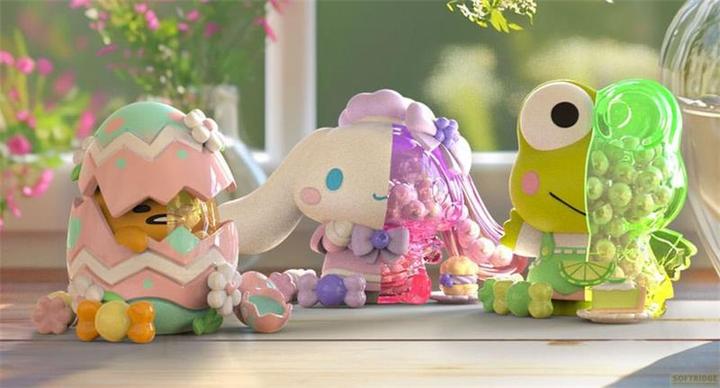 Image du produit Mighty Jaxx Sanrio Floral Daydream Series Kandy 4 inch Vinyl Figure Blind Box Display (6)