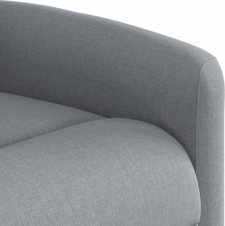 Immagine prodotto VidaXL Poltrona massaggiante elettrica con ausilio per la posizione eretta Tessuto grigio chiaro