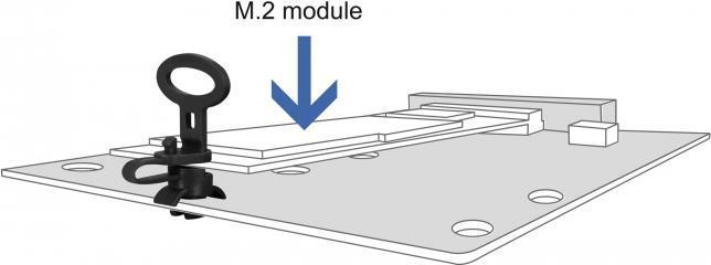Image du produit Delock Spacer for PCB - Entretoise de module M.2 - noir (pack de 10)