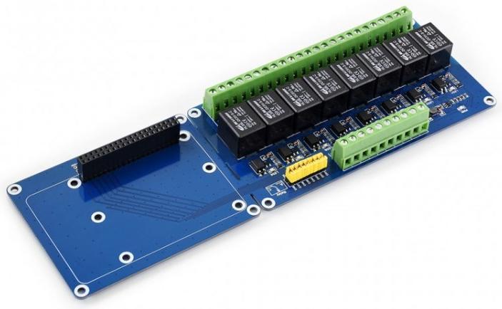 Produktbild WaveShare Raspberry Pi 8-Kanal Relais Modul Expansion Board