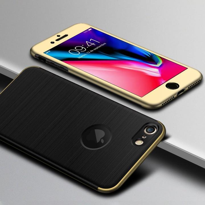 Produktbild König Design Apple iPhone 5 / 5s / SE Hülle Case Handy Cover Schutz Tasche Schutzhülle Gold (Apple iPhone 5)