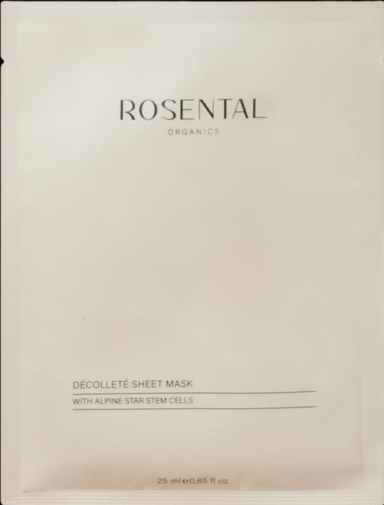 Rosental Organics Slow-Aging - Décolléte Sheet Mask (25 ml)